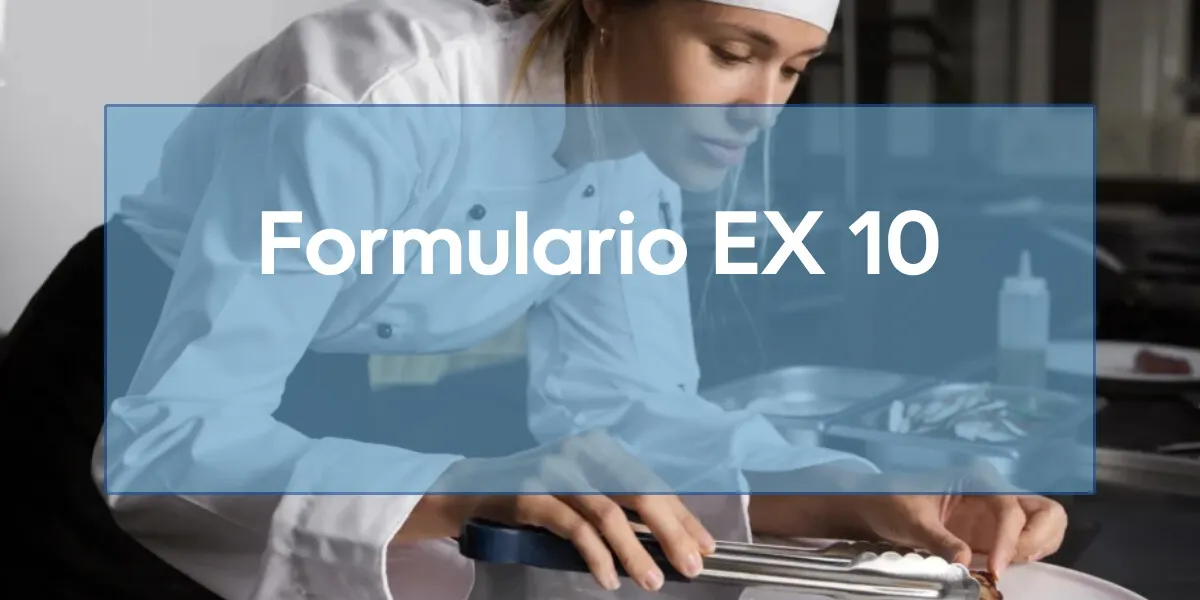 Formulario EX-10 de extranjería